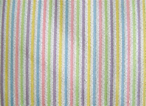 Vintage Pastel Striped Seersucker Fabric by the yard 36