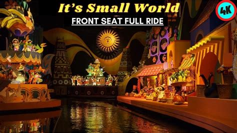 [4K] It's a small world FRONT SEAT - On RIDE 2023 - Disney World ...