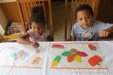 diy thanksgiving placemats _ KIDS CRAFT | RubyDW | Flickr