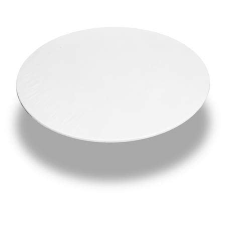 Carnation Home Fashions White 60 Inch Round Fitted Vinyl Tablecloth - Walmart.com