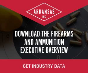 Arkansas Firearms & Ammunition Manufacturing Companies Map