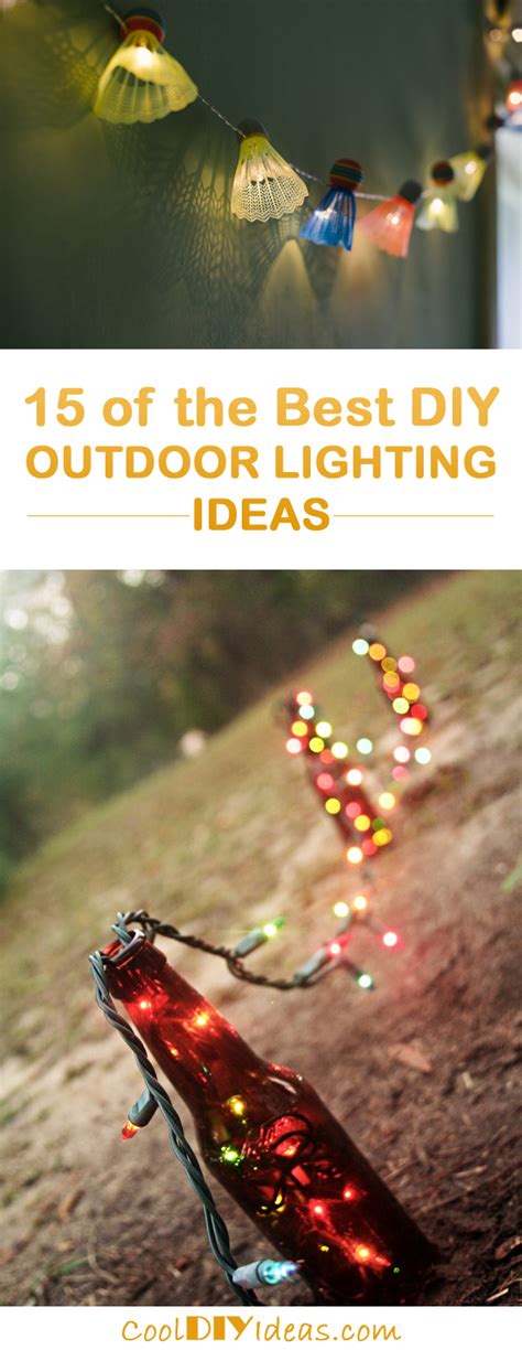 15 of the Best DIY Outdoor Lighting Ideas