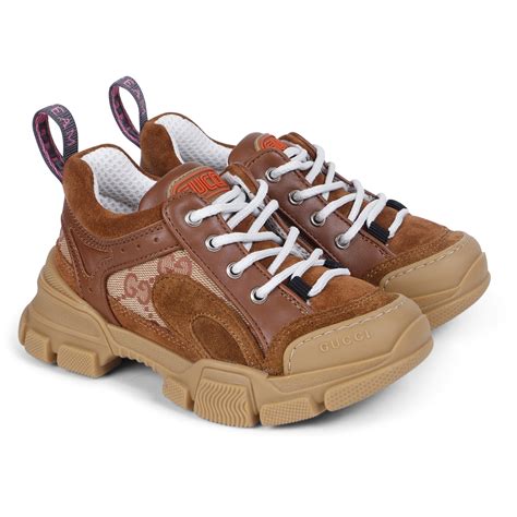 Gucci Flashtrek Sneakers in Brown | BAMBINIFASHION.COM