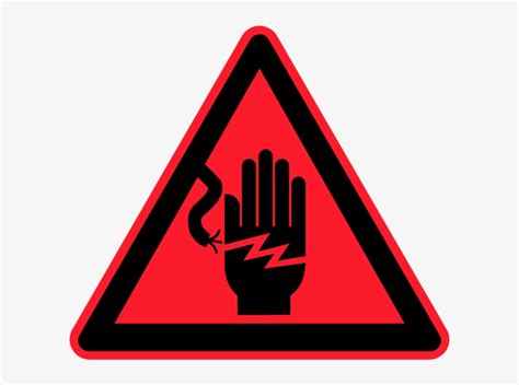 Electrical Safety Symbols Clip Art - Electricity Warning Sign Vector Transparent PNG - 600x529 ...