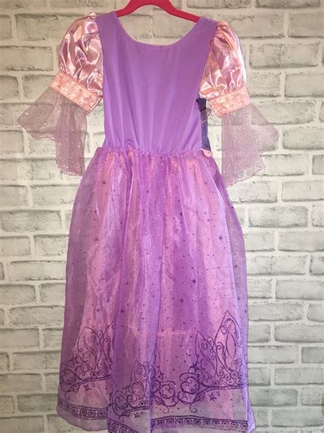 DISNEY STORE RAPUNZEL TANGLED COSTUME DRESS SMALL 5/6… - Gem