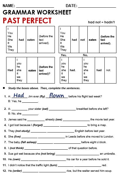 Picture | English grammar worksheets, English grammar, Teaching english grammar