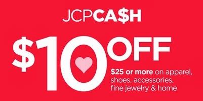 JCPenney Coupons: Save $10 Off $25 February 6 - 8 Only