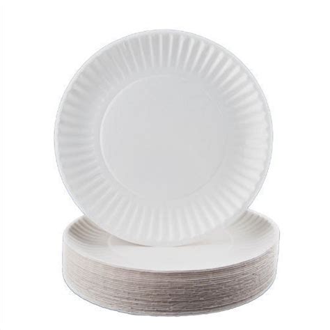 Biodegradable White Paper Plates 9" (1000/ Bulk Case)