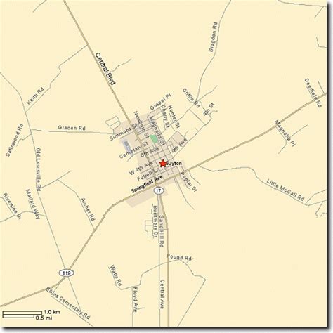 Map of Guyton, Georgia - EFFGA.com