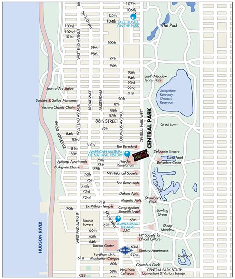 Map Of Upper Manhattan - Real Map Of Earth