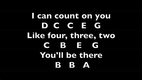 Count on Me Bruno Mars Notes Chords - Chordify