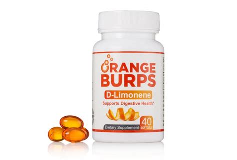 Orange Burps: Natural Acid Reflux, Heartburn and Digestive Health Aid