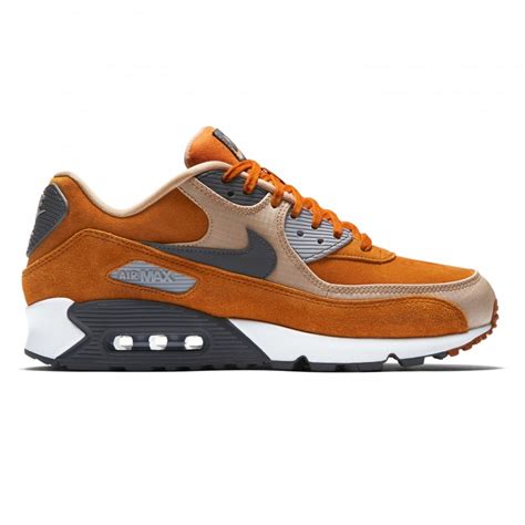 Nike Air Max 90 Premium (Desert Ochre/Dark Grey-Linen-Wolf Grey ...