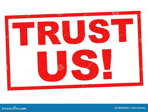 TRUST US! stock photo. Image of insurance, help, assistance - 88004802