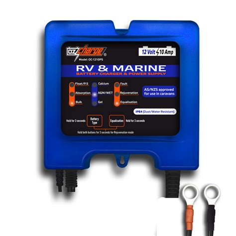 12 Volt 10 Amp Marine Caravan Battery Charger & Power Supply OzCharge – OzCharge New Zealand