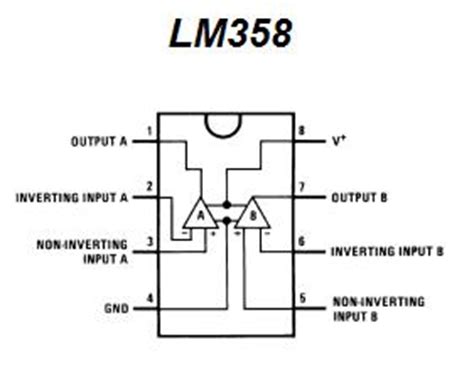 LM358 Dual Op Amp IC | NightFire Electronics LLC