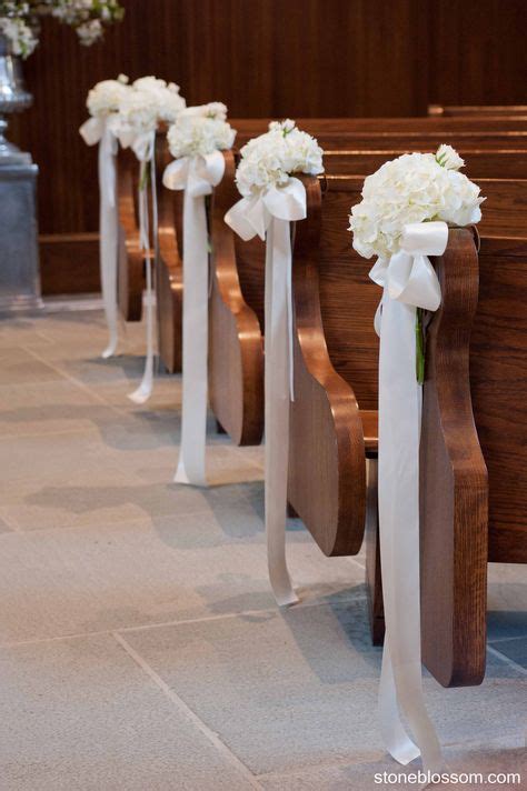 54+ Ideas For Wedding Church Bench | Wedding church aisle, Wedding aisle decorations, Simple ...