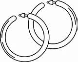 Hoop Earring coloring page  Free Printable Coloring Pages sketch template