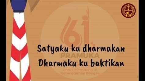 Hymne Pramuka|| Satya Dharma Pramuka ( Cover lirik) - YouTube