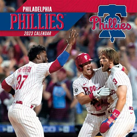 Amazon.com: Philadelphia Phillies 2023 12x12 Team Wall Calendar : Office Products