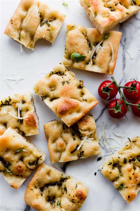 Garlic Rosemary Herb Focaccia - Sally's Baking Addiction