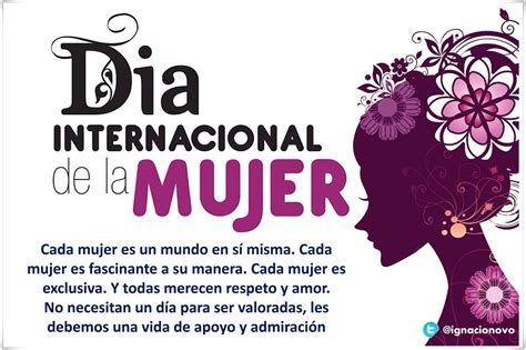 〽️Marzo 8 Día Internacional de la Mujer. | Feliz día de la mujer, Feliz día internacional de la ...