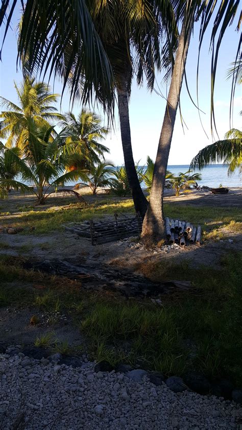 Polymath on Tumblr: Kauehi Atoll, Tuamoto Atolls, French Polynesia. A home and its front yard.