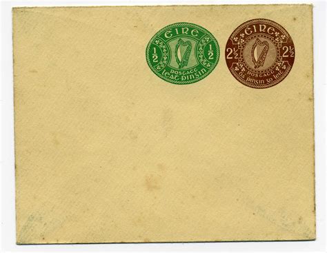 Irish Stamps from Raven Stamps-Postal Stationery Envelopes