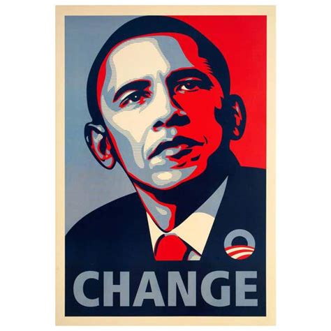 Obama Poster - 4 For Sale on 1stDibs