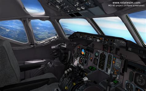 » MD-80 cockpit progress