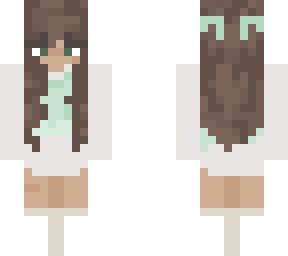 Soft girl with Bows | Minecraft Skin