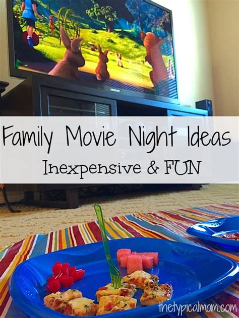 Family Movie Night Ideas at Home with Kids - Free Printable Checklist