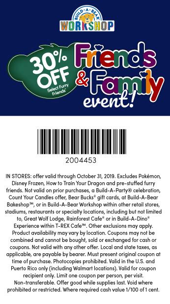 Build-A-Bear Coupons, Offers & Promotions | Save Big at Build-A-Bear®