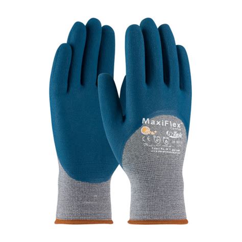 MaxiFlex 34-9025 Gloves with Nitrile Micro-Foam Grip (Dozen) - Industrial Safety Products