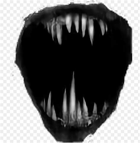 Free download | HD PNG scary teeth png svg black and white download transparent background ...