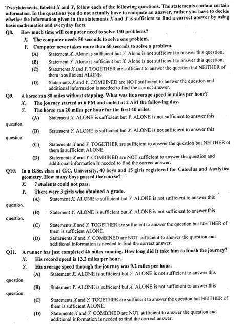 NTS- GAT General Solved Past Papers - Part 5 | Past papers, Solving, Paper