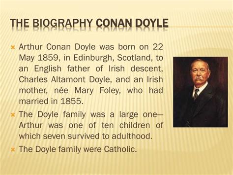 PPT - Arthur Conan Doyle (1859-1930) PowerPoint Presentation - ID:5092513