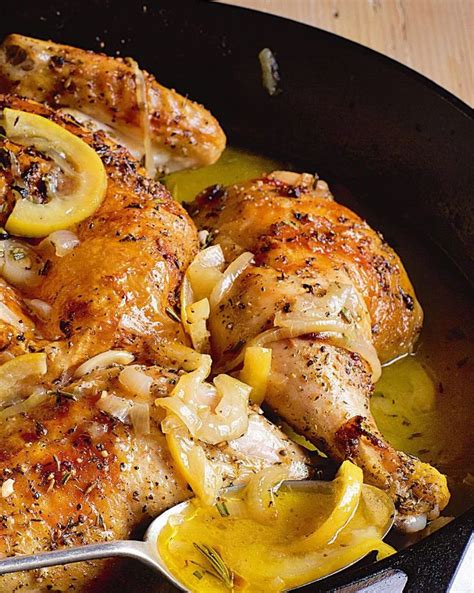 Ina Garten's Skillet-Roasted Lemon Chicken Recipe on Food52 | Recipe | Fall chicken recipes ...