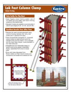 Column Forming - Gates Concrete Forming Systems | Column Forming | PDF4PRO