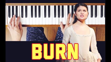 Burn (Hamilton) [Piano Tutorial- Easy] - YouTube