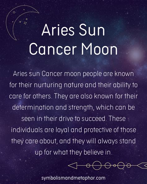 12 Aries Sun Cancer Moon Personality Traits