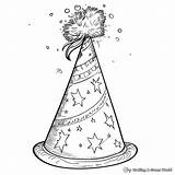 Party Hat Coloring Pages  Free & Printable sketch template