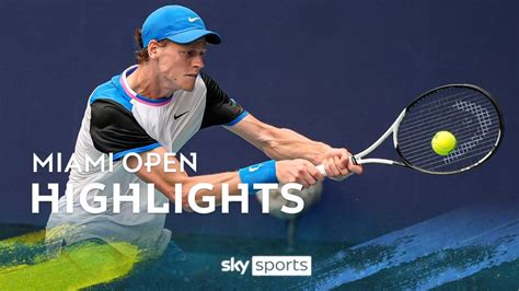 Jannik Sinner vs Tomas Machac | Miami Open highlights | Tennis News ...