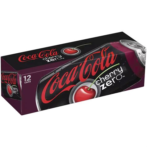 Coca-Cola Zero Calorie Cherry Coke 12 oz Cans - Shop Soda at H-E-B