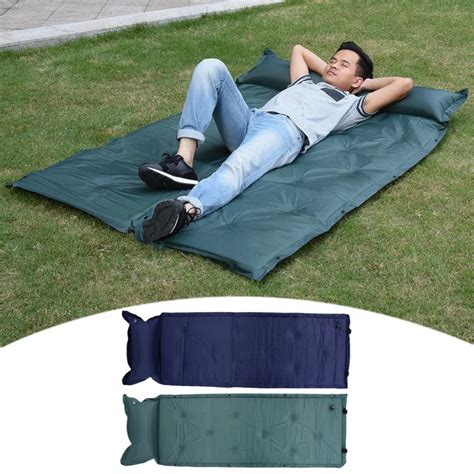 New Sleeping Pad Camping Self inflating Pad Outdoor Moisture Proof Tent ...