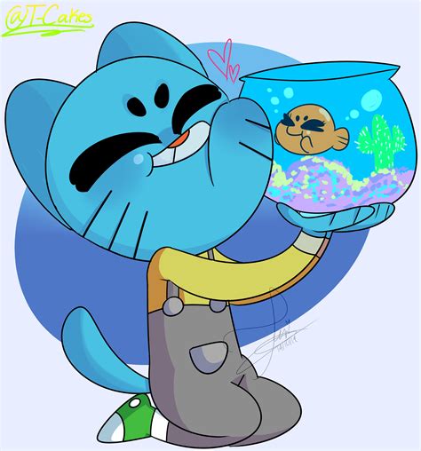 TAWOG-fanart-gumball and darwin by T-Whiskers on DeviantArt