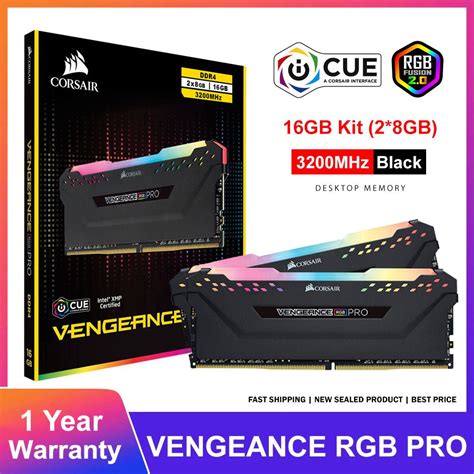 Corsair Vengeance RGB PRO 16GB (2x8GB) 3200MHz DDR4 RAM-Black — Paksell.pk