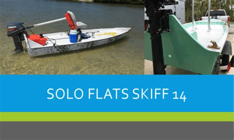 Solo Flats Skiff Boat Plans (SK14) - Boat Builder Central