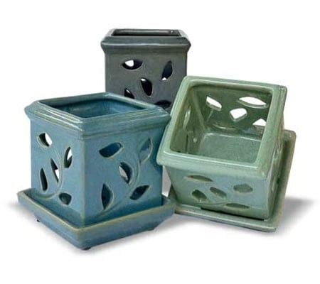 Orchid Pots - Ceramic (5in) | Planet Natural