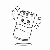 Soda Can Coloring Page Royalty Free Stock SVG Vector And Clip Art sketch template